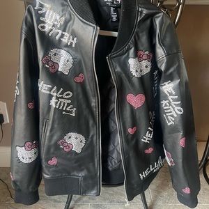 Hello Kitty Bling leather jacket